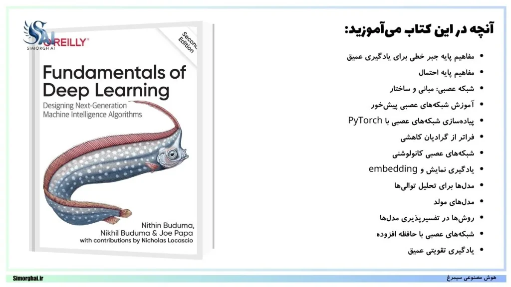 سرفصل های کتاب Fundamentals of Deep Learning