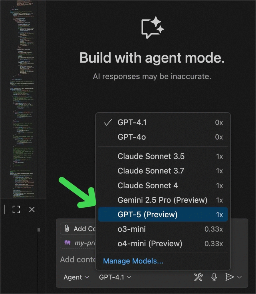 آموزش کامل استفاده از GPT-5 در VS Code با GitHub Copilot Pro 2 image 1