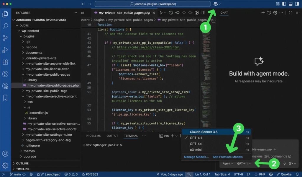 آموزش کامل استفاده از GPT-5 در VS Code با GitHub Copilot Pro 1 آموزش کامل استفاده از GPT-5 در VS Code با GitHub Copilot Pro