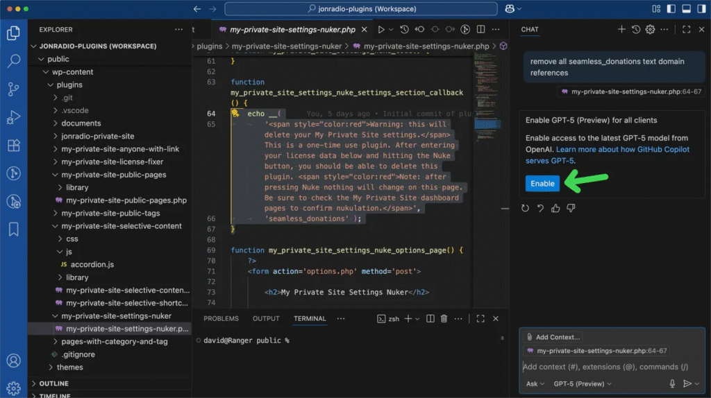 آموزش کامل استفاده از GPT-5 در VS Code با GitHub Copilot Pro 3 image 2