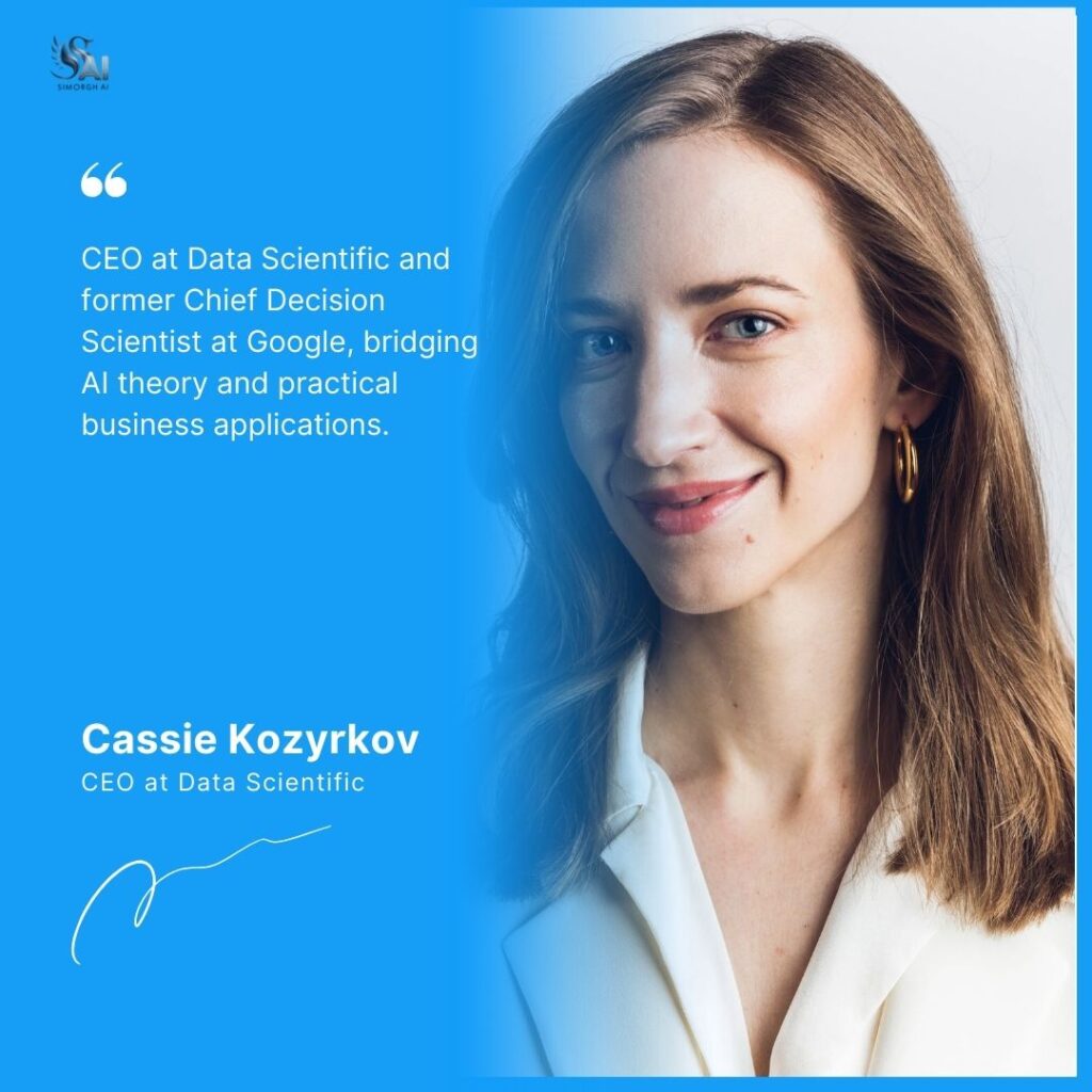 کَسی کوزیِرکوف (Cassie Kozyrkov) – مدیرعامل Data Scientific