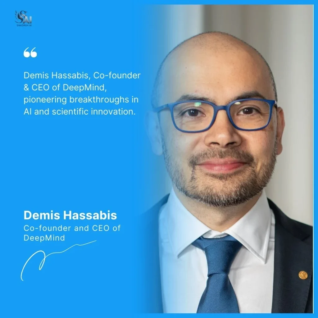 ۱۰۰ فرد تأثیرگذار حوزه هوش مصنوعی در ایران، آمریکا و سایر نقاط جهان 6 Demis Hassabis