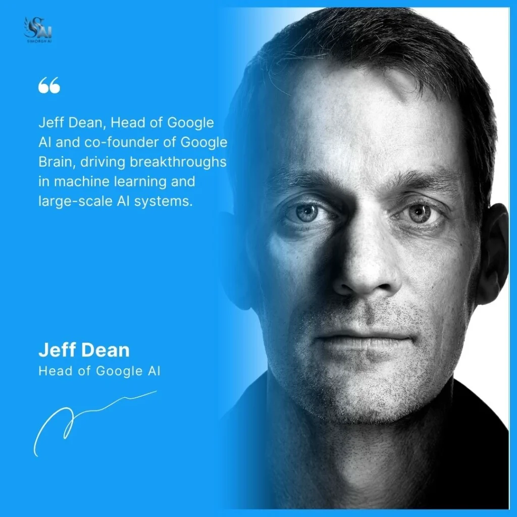 ۱۰۰ فرد تأثیرگذار حوزه هوش مصنوعی در ایران، آمریکا و سایر نقاط جهان 7 جف دین (Jeff Dean) – مدیر Google AI