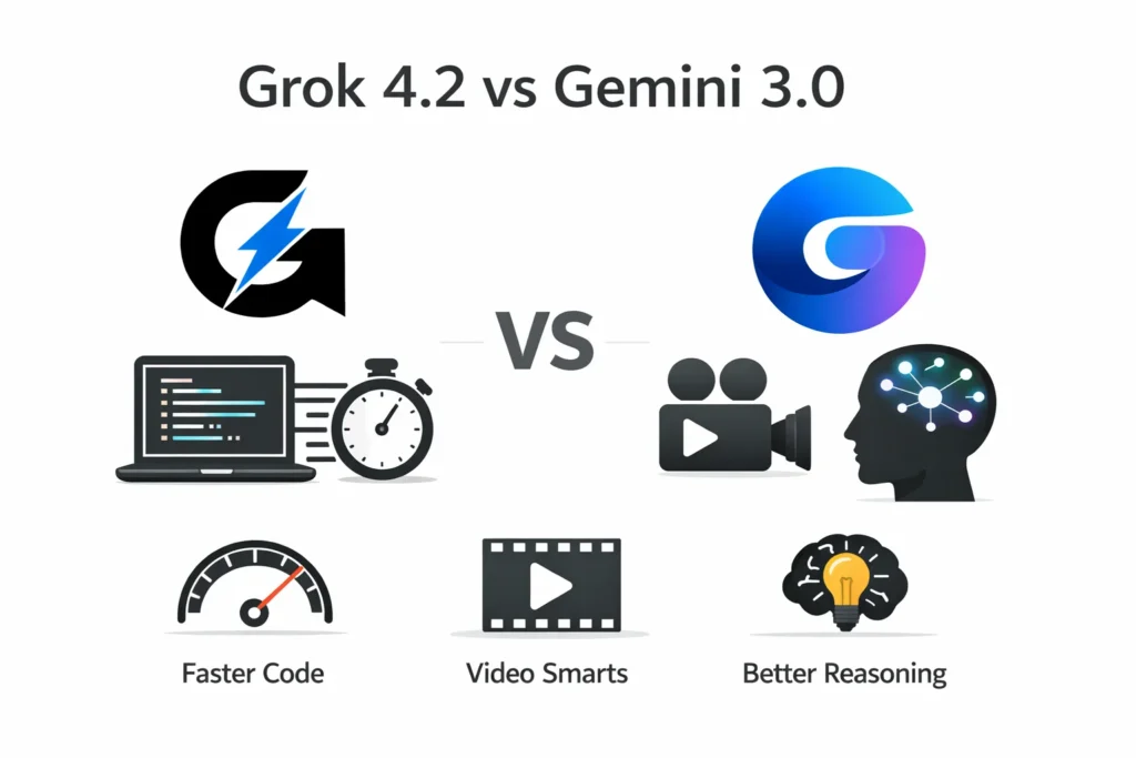 هوش مصنوعی Grok 4.2 در برابر Gemini 3.0