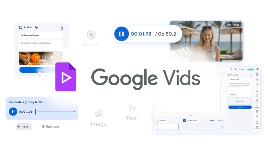 Google Vids(گوگل ویدز)