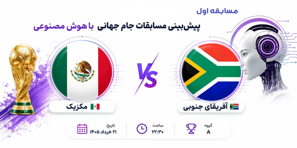 مسابقه مکزیک 🇲🇽 vs 🇿🇦 آفریقای جنوبی
