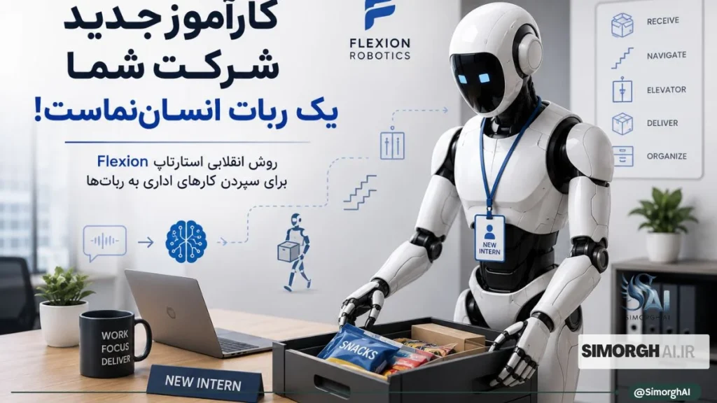 کارآموز جدید شرکت شما یک ربات انساننماست! روش انقلابی استارتاپ Flexion برای سپردن کارهای اداری به رباتها کارآموز جدید شرکت شما یک ربات انساننماست! روش انقلابی استارتاپ Flexion برای سپردن کارهای اداری به رباتها